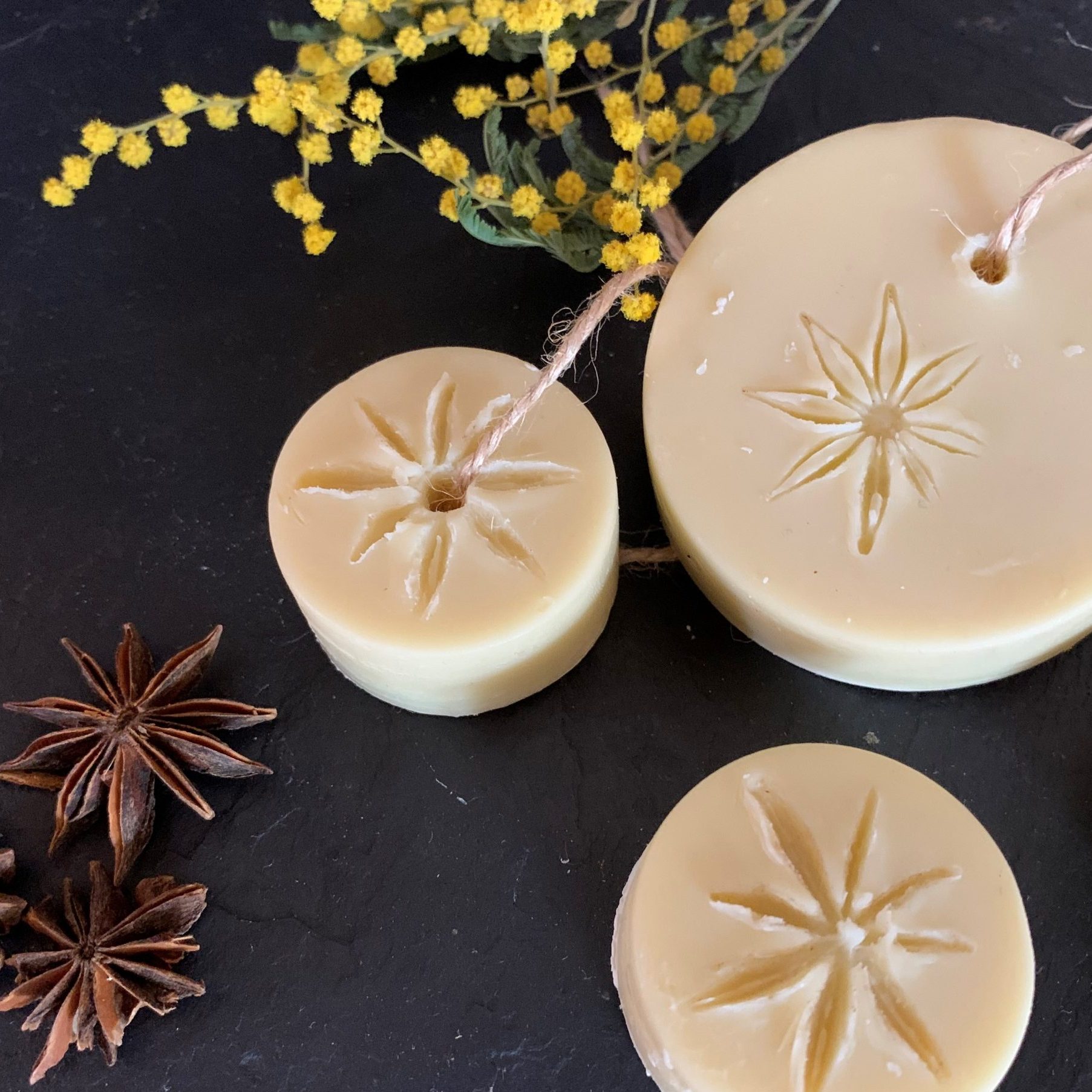 White Clay soap with vanilla, clove and cedar tree