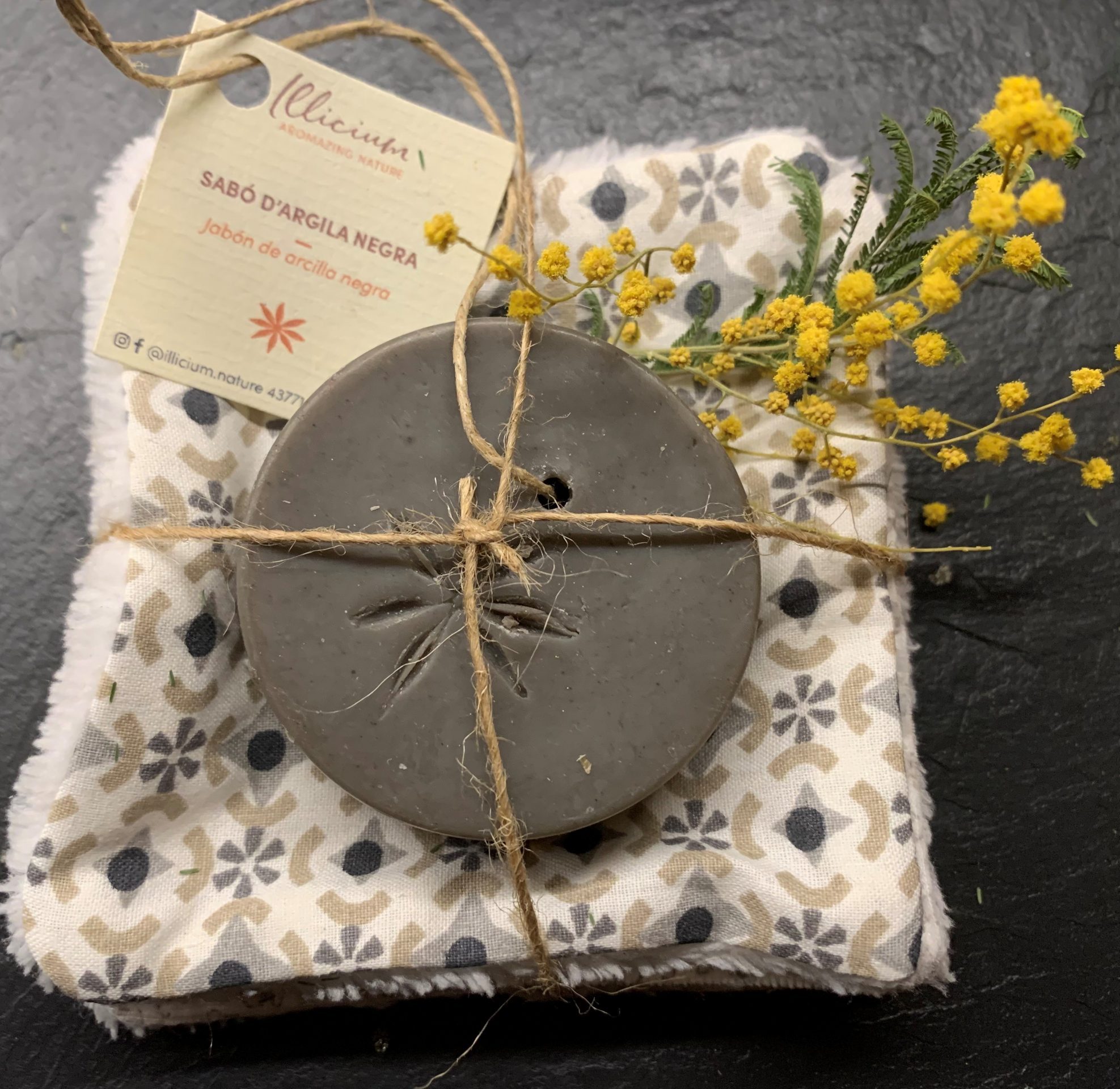 Black clay soap