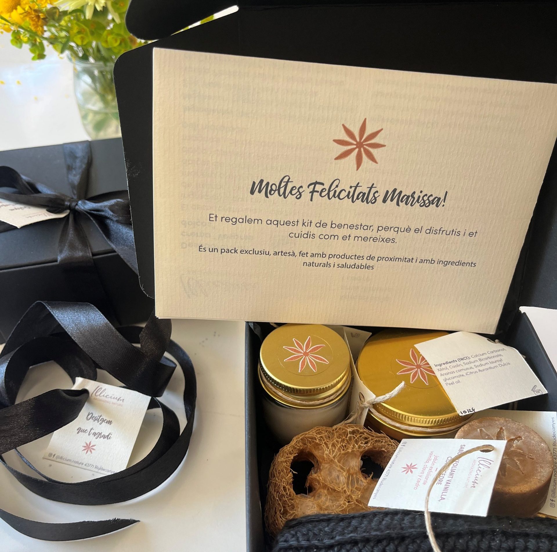 Kit regal, gift box with personalized card