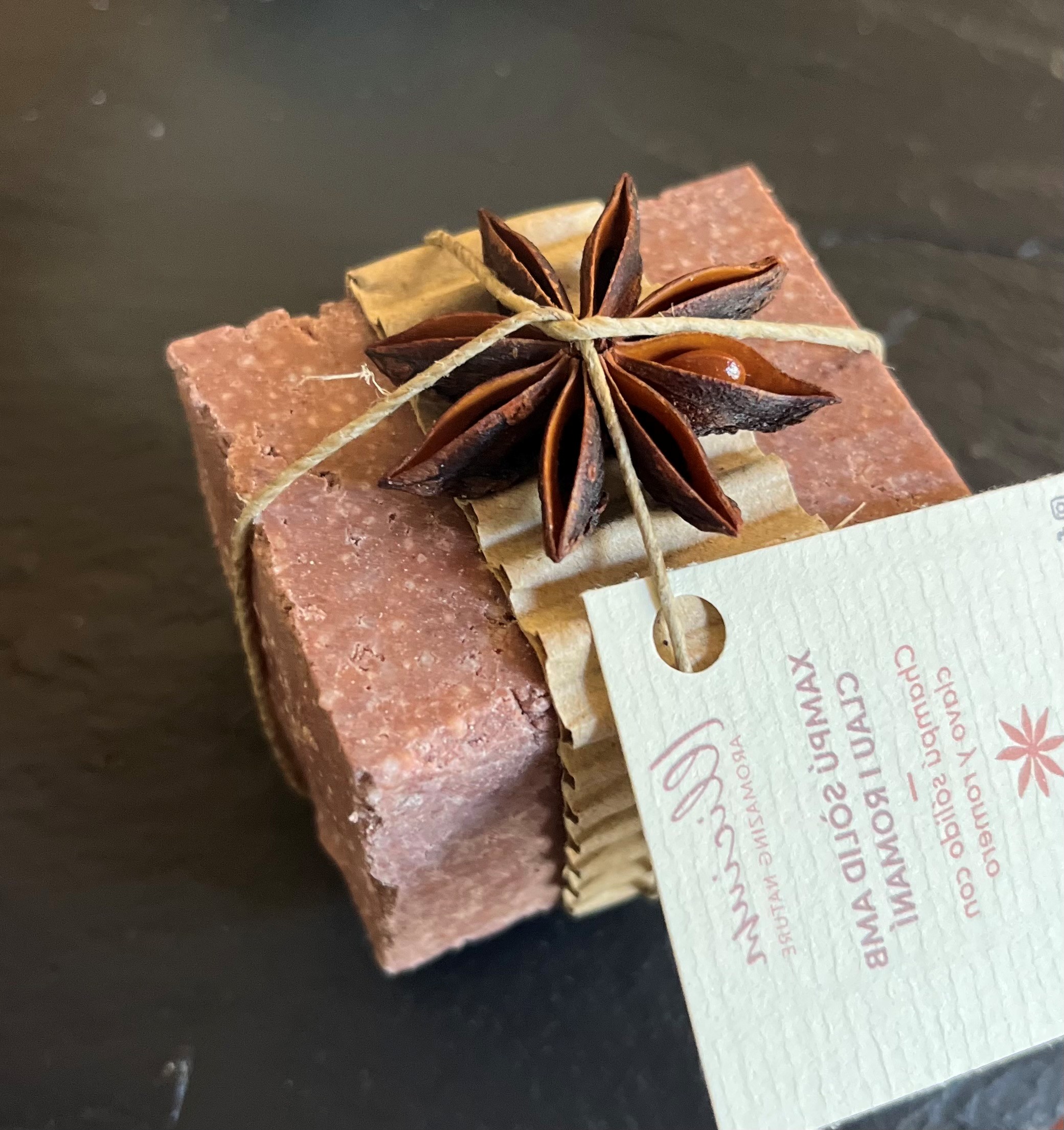 Red Solid Shampoo Bar for dry, damage and curly hair