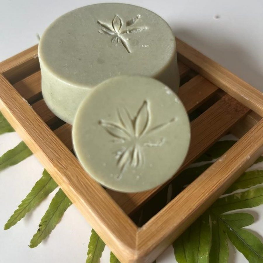 Green Clay soap with Mint, Lemon, Eucalipto and Cedar tree