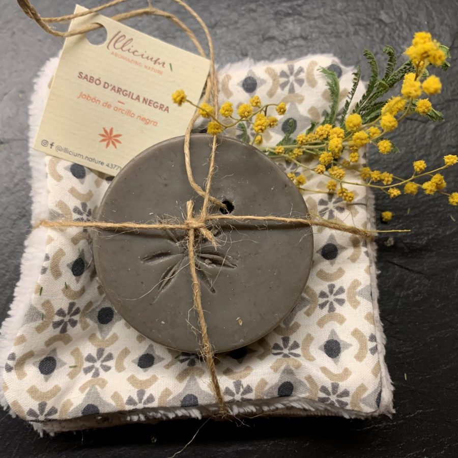 Black clay soap